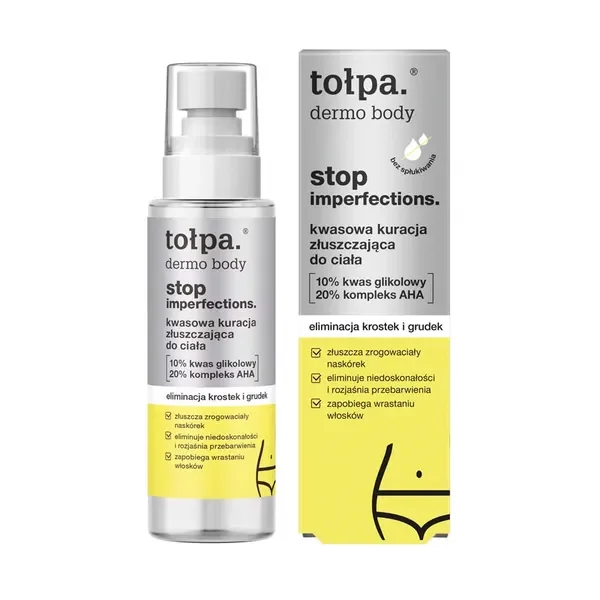 Tołpa Dermo Body Stop Imperfections kwasowa kuracja złuszczająca do ciała 100 ml - Tołpa