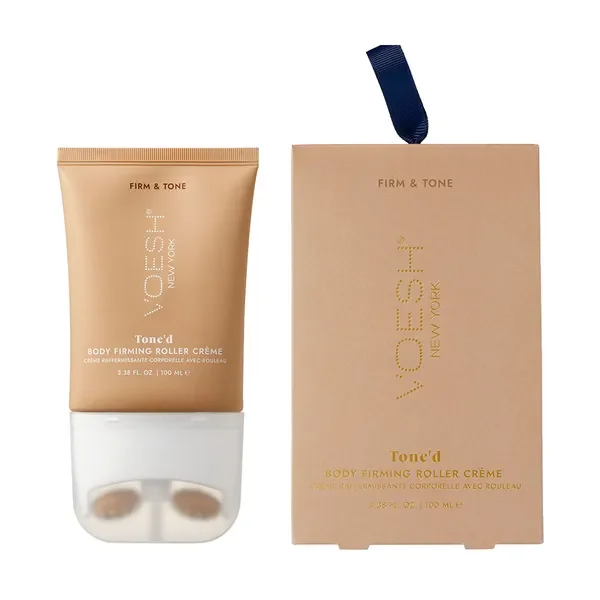 Tone'd Body ujędrniający krem do ciała z rollerem 100ml [Voesh] - Voesh