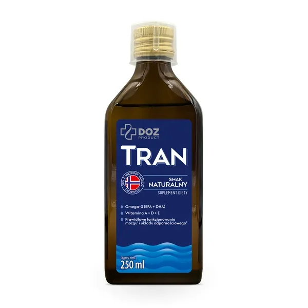 Tran z wątroby dorsza 250 ml [DOZ PRODUCT] - DOZ PRODUCT