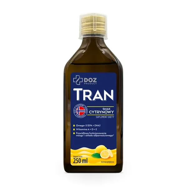 Tran z wątroby dorsza 250ml [DOZ PRODUCT] - DOZ PRODUCT