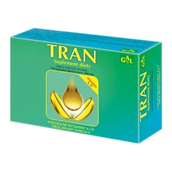 Tran z witaminą A i D 100 kapsułek [GAL] - GAL