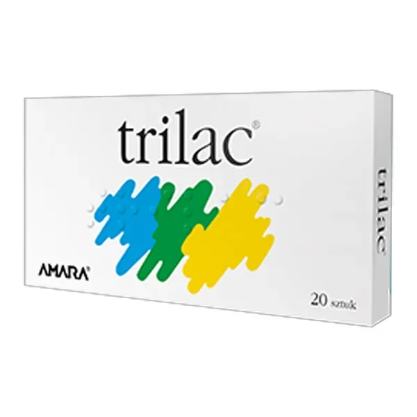 Trilac probiotyk 1,6x10^9 CFU 20 kapsułek [AMARA] - AMARA