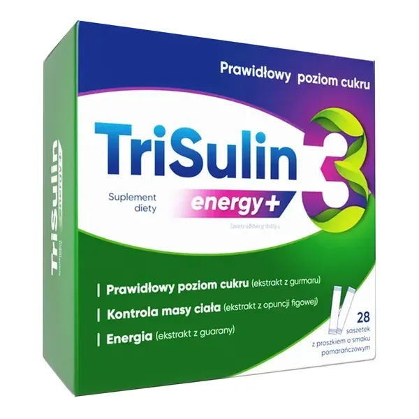 TriSulin energy + saszetki z proszkiem 28 szt. [TriSulin] - TriSulin