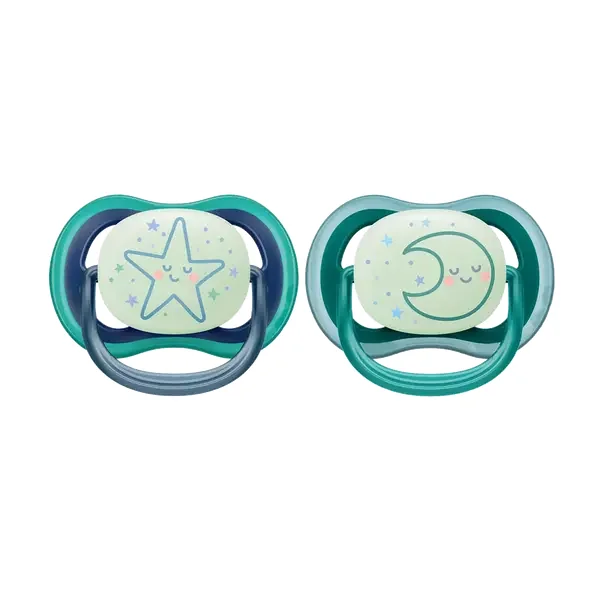 Ultra Air Nighttime smoczek 6-18m 2szt [AVENT] - AVENT