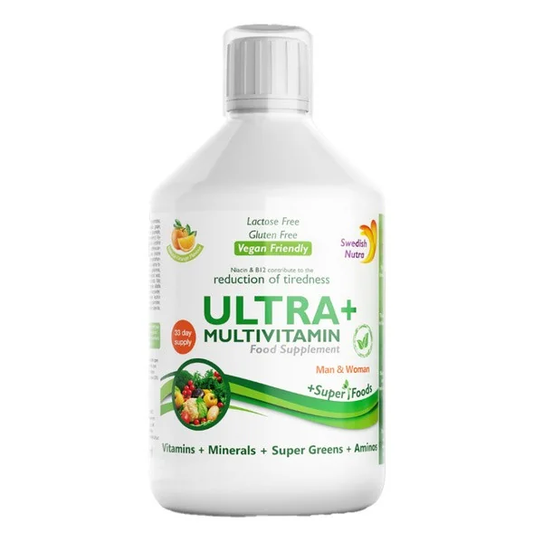 Ultra + Multivitamin płyn 500ml [Swedish Nutra] - Swedish Nutra