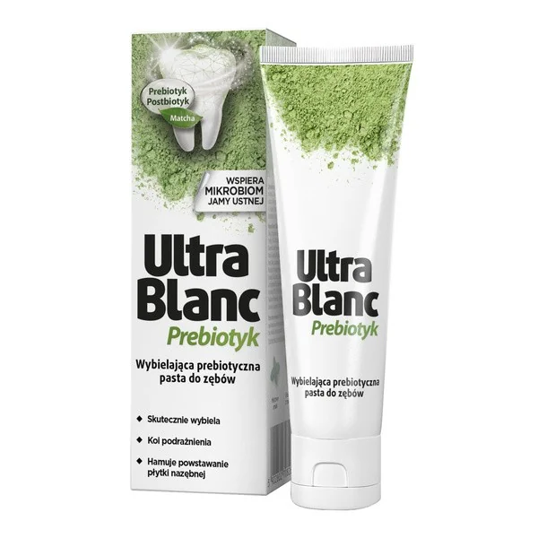 UltraBlanc Prebiotyk wybielająca pasta do zębów 75ml [Ultrablanc] - Ultrablanc