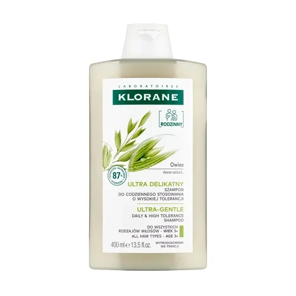 Ultrałagodny szampon z owsem 400ml [Klorane] - Klorane