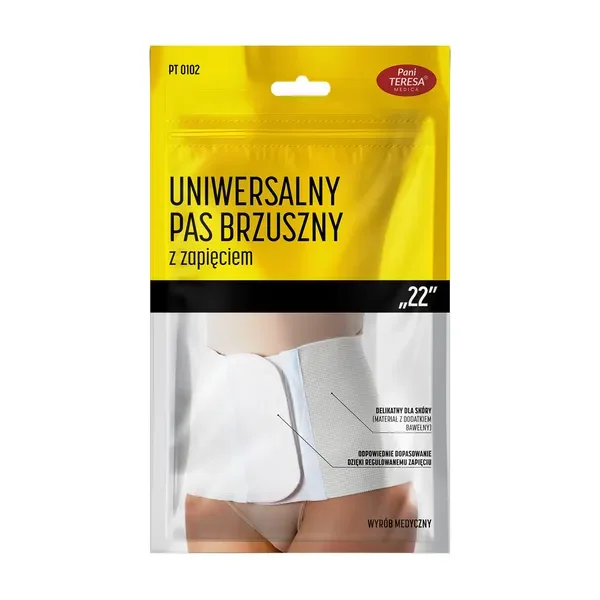 Uniwersalny pas brzuszny z zapięciem rozmiar M [Pani Teresa] - Pani Teresa