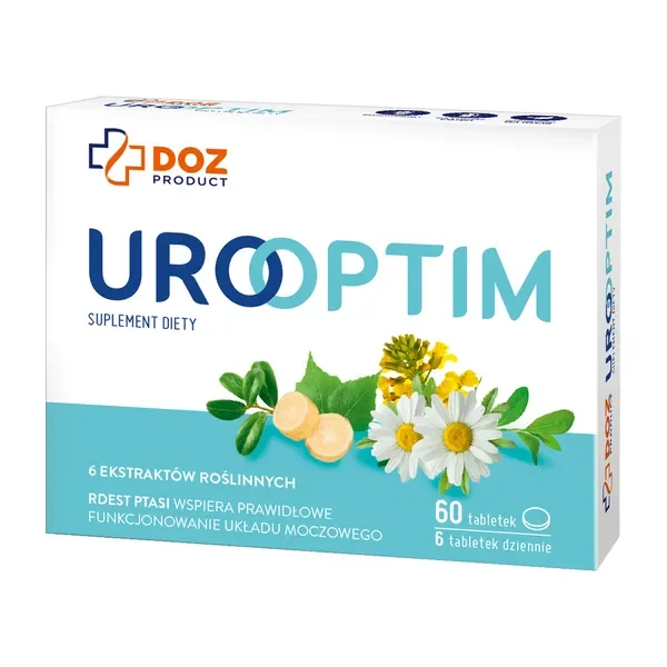 Urooptim Ekstrakt z rdestu ptasiego 960mg 60 tabletek [DOZ Product] - DOZ S.A.
