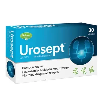 Urosept tabletki drażowane 30 szt [HERBAPOL] - HERBAPOL