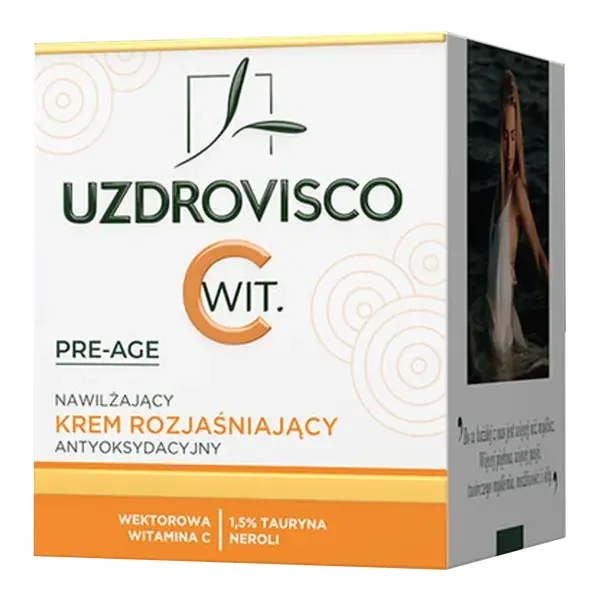 Uzdrovisco Pre-age nawilżający krem rozjaśniający antyoksydacyjny 50ml - Uzdrovisco