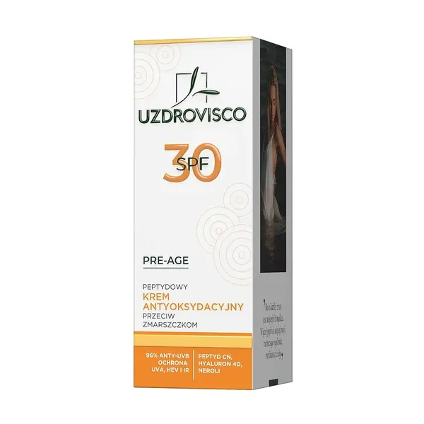 Uzdrovisco Pre-age peptydowy krem antyoksydacyjny przeciw zmarszczkom SPF 30 50ml - Uzdrovisco
