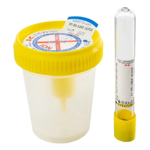 Vacutest próżniowy zestaw do pobierania próbki moczu 1 szt. [EL-COMP] - EL-COMP