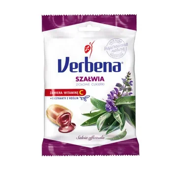Verbena cukierki ziołowe szałwia 60g [I.D.C.HOLDING] - I.D.C.HOLDING