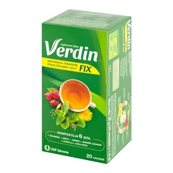 Verdin Fix mieszanka ziołowa 20 saszetek [USP ZDROWIE] - USP ZDROWIE