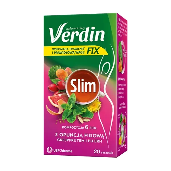 Verdin Fix Slim herbata ziołowa 20 saszetek [Verdin] - Verdin