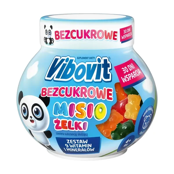 Vibovit Bezcukrowe Misio Żelki multiwitaminy dla dzieci 120g [Vibovit] - Vibovit