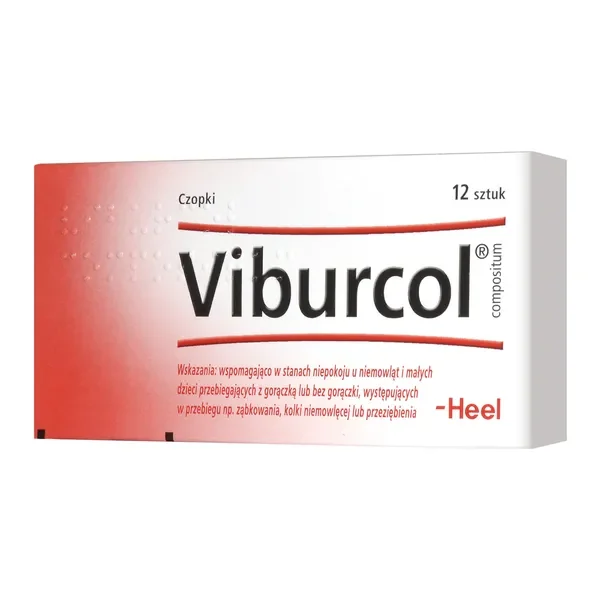 Viburcol compositum czopki 12 szt. [Heel] - Heel