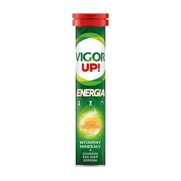 Vigor Up! Energia kompleks witamin B z kofeiną 20 tabletek musujących [Vigor] - Vigor