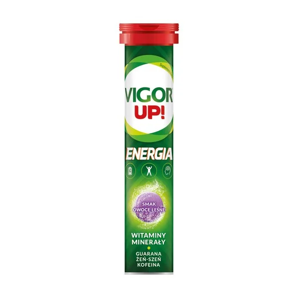 Vigor Up! Energia kompleks witamin B z kofeiną 20 tabletek [Vigor] - Vigor
