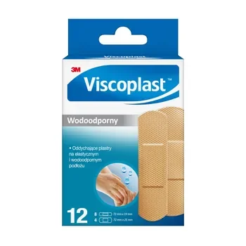 Viscoplast Wodoodporny plastry 12 szt. [3M Deutschland GmbH] - 3M Deutschland GmbH