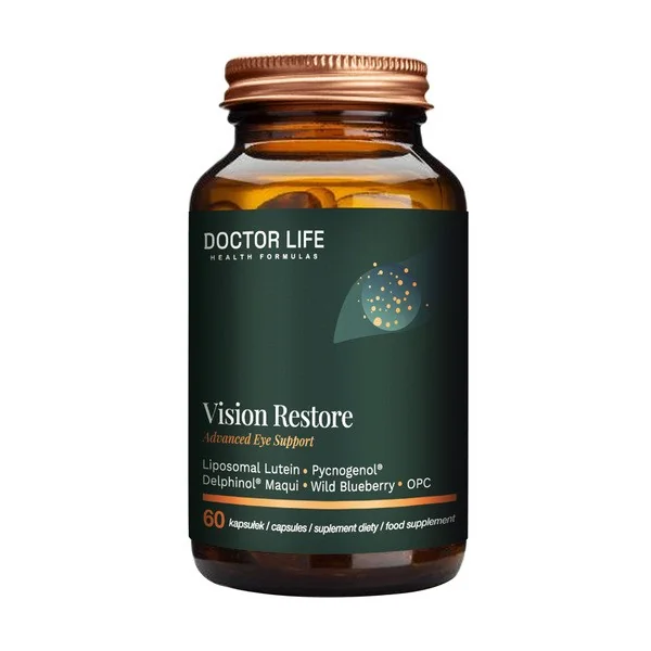 Vision Restore Luteina 5mg + Zeaksantyna 1mg 60 kapsułek [DoctorLife] - DoctorLife