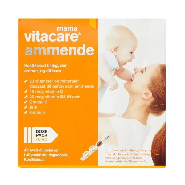 Vitacare Mama Breastfeeding + Omega 3 tabletki + kapsułki 30 dawek [Vitacare] - Vitacare