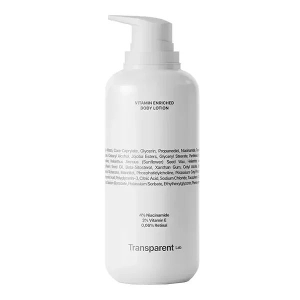Vitamin Enriched Body Lotion witaminowy krem do ciała 400ml [Transparent Lab] - Transparent Lab