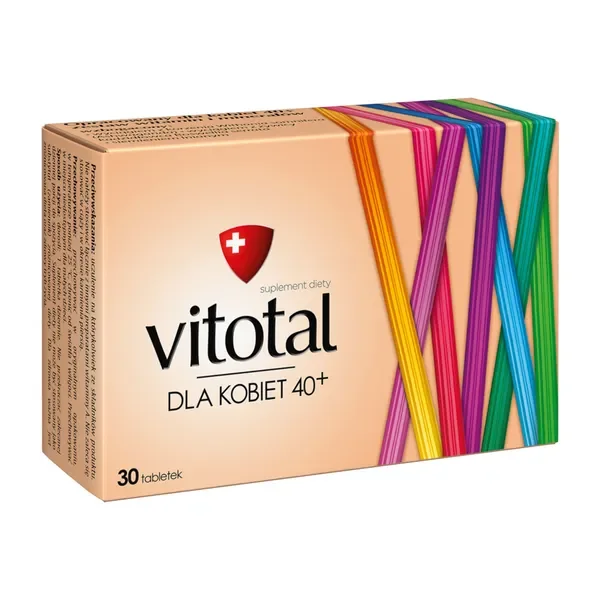 Vitotal dla kobiet 40+ multiwitamina 30 tabletek [Aflofarm] - Vitotal