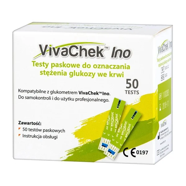 VivaChek Ino paski testowe 50 szt. [VivaChek] - VivaChek