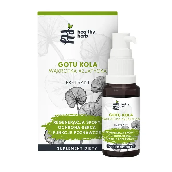Wąkrotka azjatycka (Gotu kola) 1190 mg 30 ml [Healthy Herb] - Healthy Herb