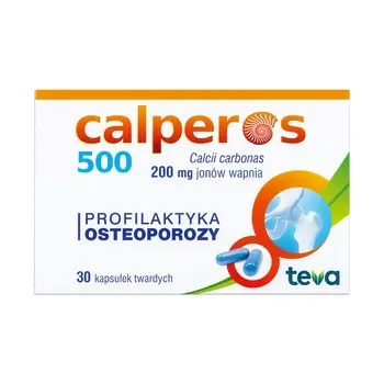 Wapń 200 mg 30 kapsułek [TEVA PHARMACEUTICALS] - TEVA PHARMACEUTICALS
