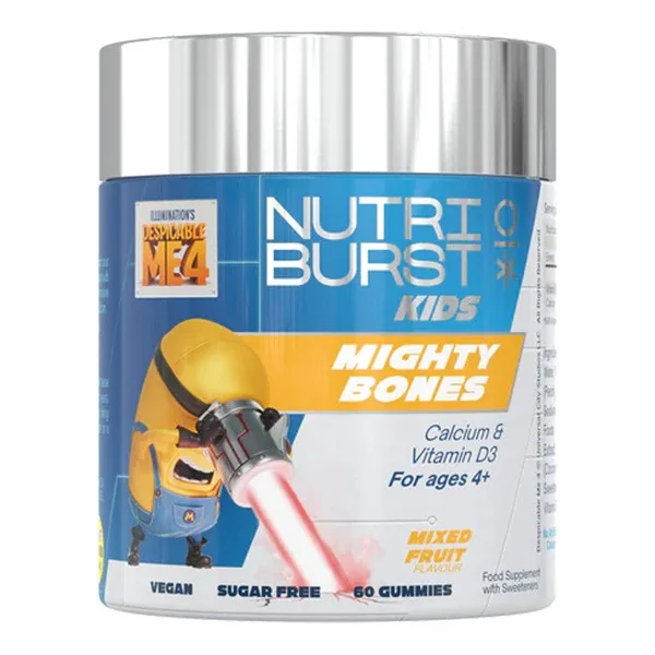 Wapń 240mg + Witamina D3 25µg 60 żelek [Nutriburst] - Nutriburst