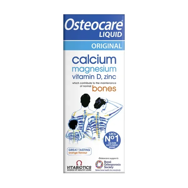 Wapń 300mg + Magnez 150mg + Witamina D 10µg + Cynk 6mg 200ml [Vitabiotics] - Vitabiotics