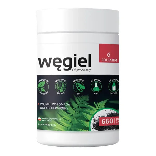 Węgiel aktywowany 150 mg 100 g [Colfarm] - Colfarm