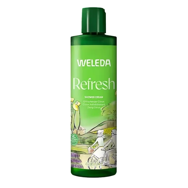 Weleda Refresh kremowy płyn pod prysznic z cytrusami 400ml - Weleda