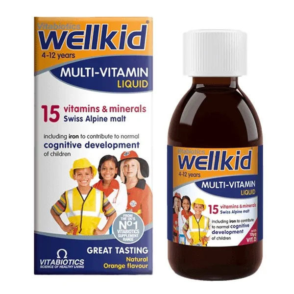 Wellkid Multi-vitamin Liquid płyn 150ml [Vitabiotics] - Vitabiotics