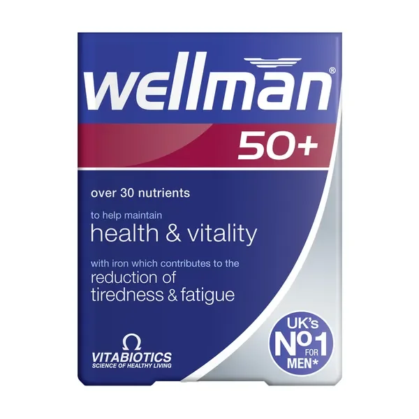 Wellman 50+ Multiwitaminy 30 tabletek [Vitabiotics] - Vitabiotics