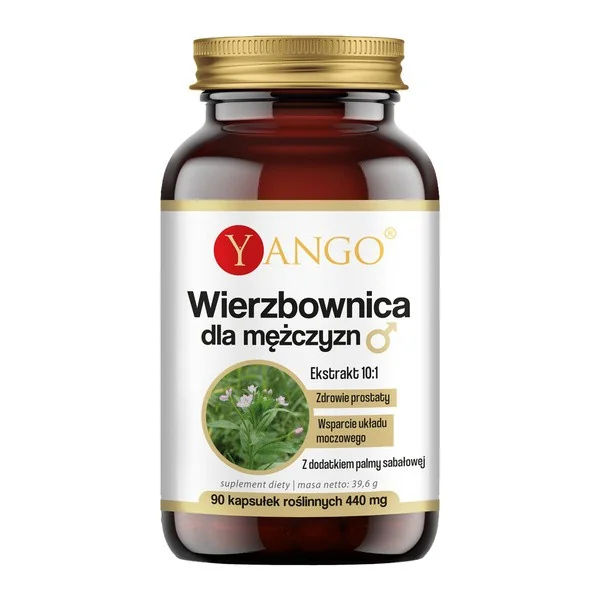 Wierzbownica drobnokwiatowa 250mg + Palma sabałowa 100mg 90 kapsułek [Yango] - Yango