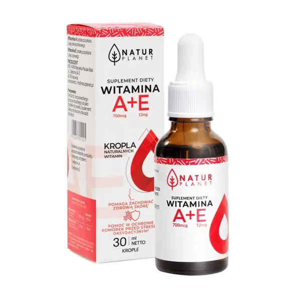 Witamina A+E krople 30ml [Natur Planet] - Natur Planet