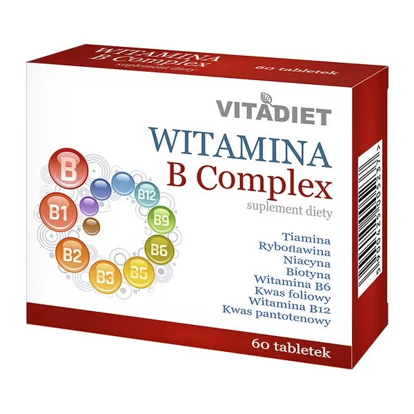 Witamina B Complex 60 tabletek [Vitadiet] - Vitadiet