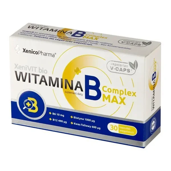 Witamina B Complex MAX 30 kapsułek [Xenico] - Xenico