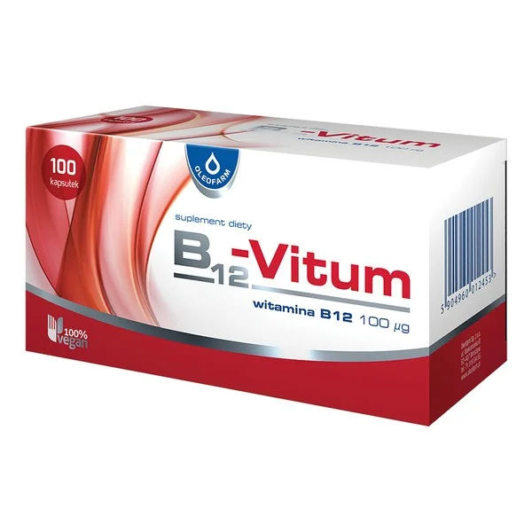 Witamina B12 100 µg 100 kapsułek [Oleofarm] - Oleofarm