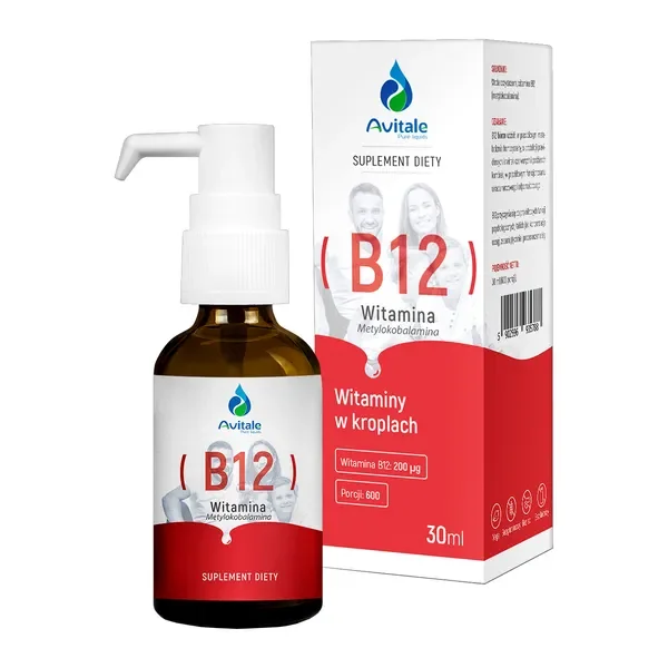 Witamina B12 200 µg 30 ml [Avitale] - Avitale