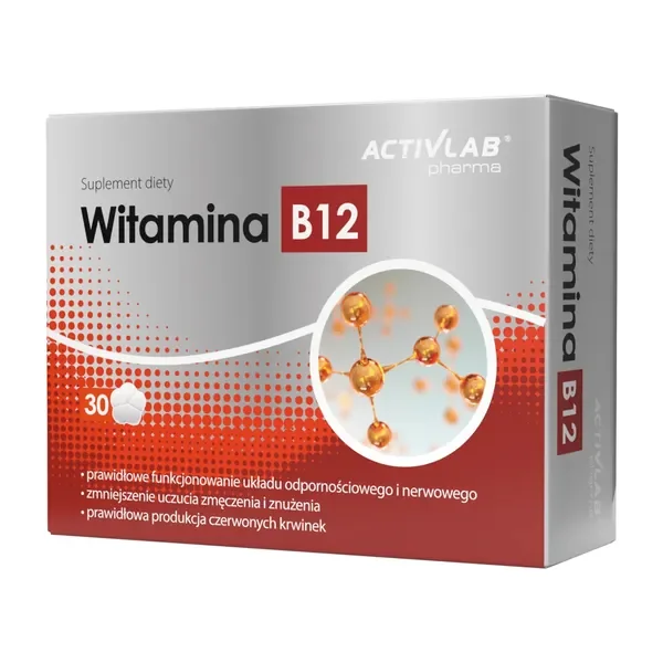 Witamina B12 500 µg 30 tabletek [ActivLab Pharma] - ActivLab Pharma