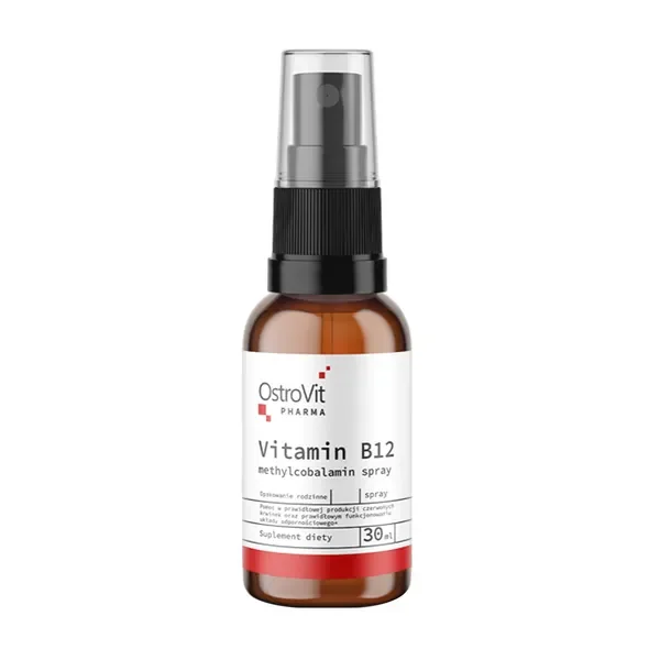 Witamina B12 Metylkobalamina 100 µg 30 ml [OstroVit] - OstroVit