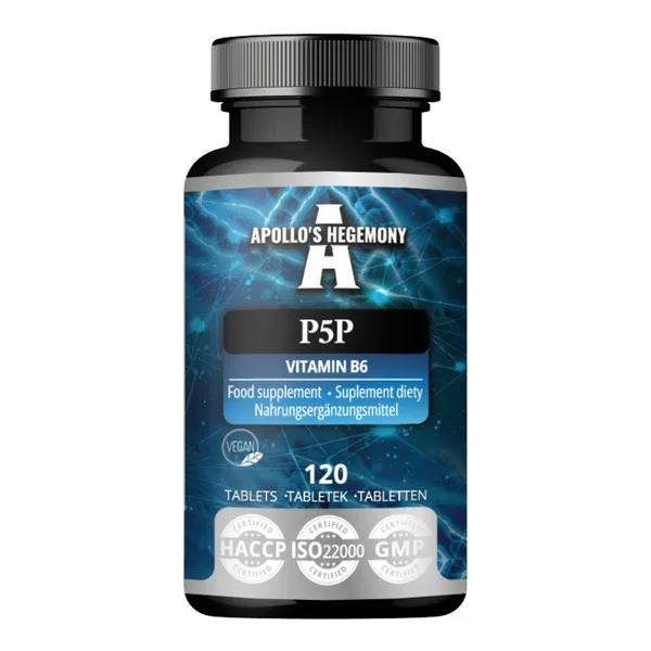 Witamina B6 (P5P) 6mg 120 tabletek [Apollo's Hegemony] - Apollo's Hegemony