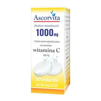 Witamina C 1000 mg 10 tabletek [Ascorvita] - Natur Produkt Pharma