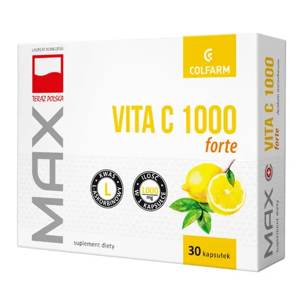 Witamina C 1000 mg 30 kapsułek [Max] - Max