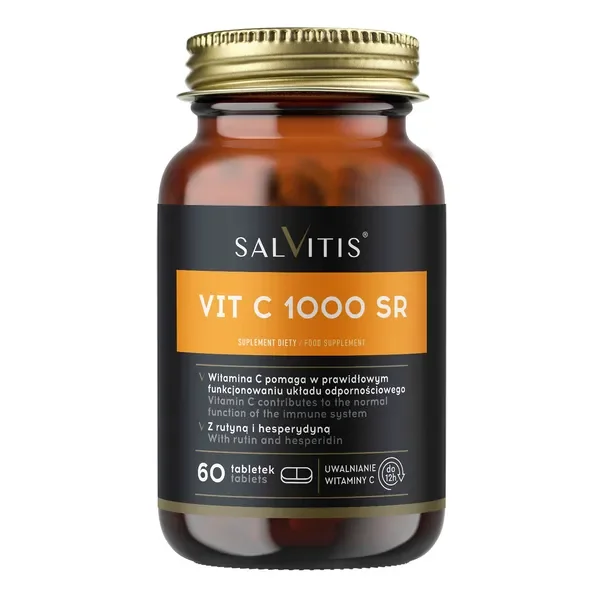 Witamina C 1000 mg 60 tabletek [Salvitis] - Salvitis